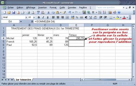 Calculer Additionner Avec La Fonction Somme Automatique Astuces