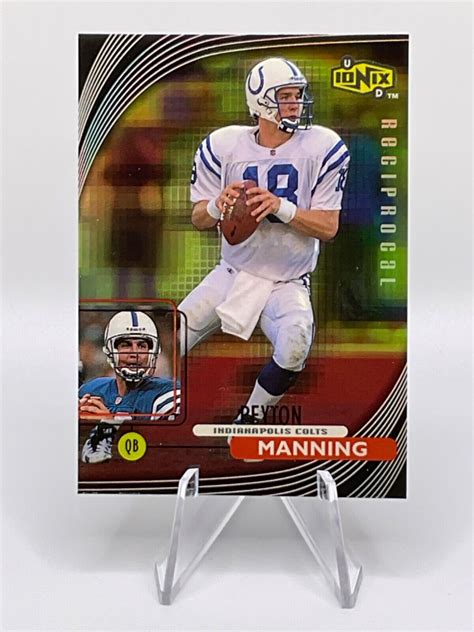 Peyton Manning Upper Deck Ud Ionix Reciprocal R Colts Owner