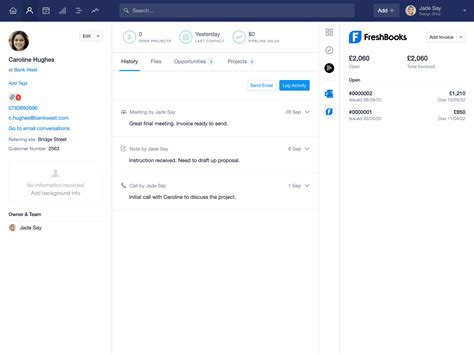 FreshBooks | Integrations | Capsule CRM