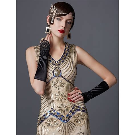 The Great Gatsby Charleston Roaring 20s 1920s Cocktail Dress Vintage