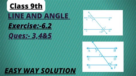 Lines And Angles Class Th Ch Ex Question