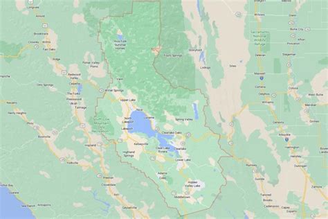 Cities And Towns In Lake County California