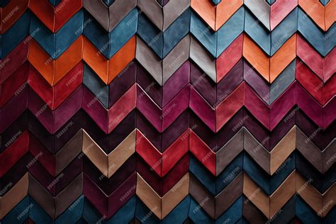 Premium Ai Image Chevron Texture