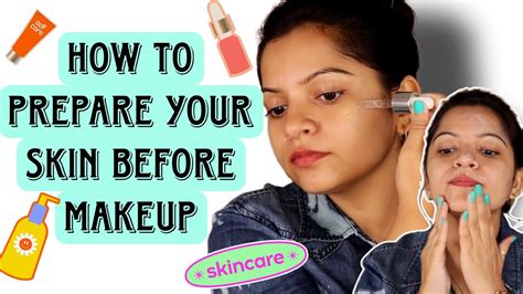 How To Prep Your Skin Before Makeup To Have Flawless Makeup Youtube