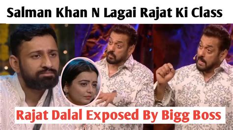 Rajat Dalal Exposed By Salman Khan Rajat Ki Class Lagai Bigg Boss