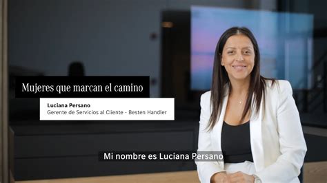 Mujeres Que Marcan El Camino Luciana Persano Youtube