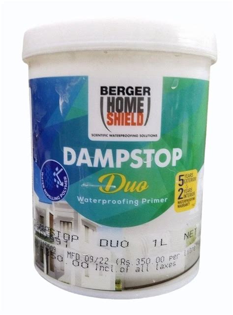 Berger Home Shield Dampstop Waterproofing Primer Ltr At Bucket