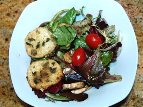 Baked Goat Cheese Salad Recipe By Nancy Cookeatshare