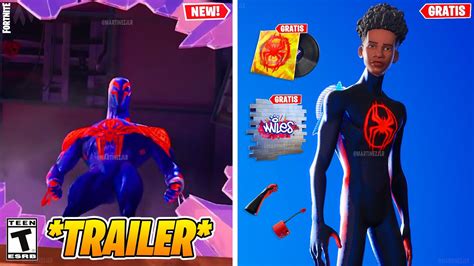 Tráiler FORTNITE x SPIDER MAN Miles Morales Nuevas Recompensas