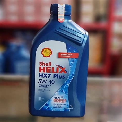 Jual OLI SHELL HELIX HX7 1L 5W40 OLI SHELL HX7 1 LITER ORIGINAL SHELL