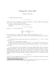 Problem Set Pdf Problem Set Econ C Professor Yixiao Sun