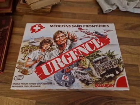 JEU DE SOCIÉTÉ MÉDECINS SANS FRONTIÈRES URGENCE Dujardin 1988 EUR