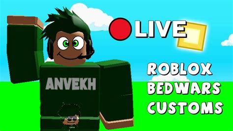 KIT GIVEAWAYS SOON Roblox Bedwars Custom Matches LIVE Playing With