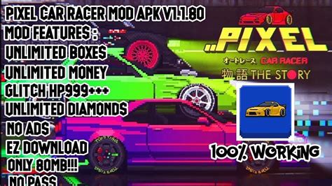 NEW PIXEL CAR RACER MOD APK V1 1 80 UNLIMITED MONEY AND UNLIMITED