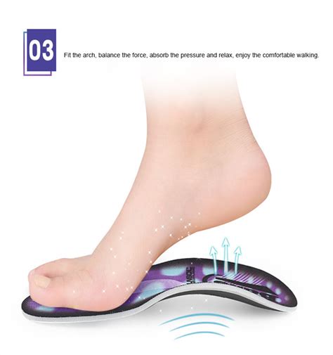 Melenlt Eva Adult Flat Foot Arch Support Orthotics Orthopedic Insoles