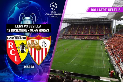 Champions League Lens Sevilla dónde ver en TV y online y a qué hora