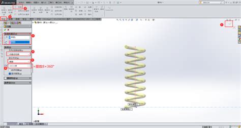 Solidworks装配体中让弹簧随装配体运动的方法