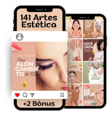 Pack Canva Estética 141 Artes Canva 100 Editáveis Mercadolivre