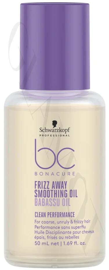 Schwarzkopf Professional Bonacure Frizz Away Smoothing Oil Protective Oil For Unruly Hair