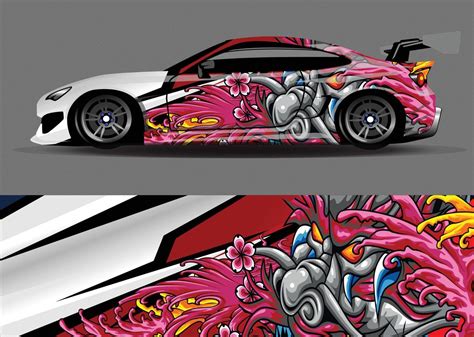 Car Wrap Decal Vinyl Sticker Designs Concept Auto Design Geometric