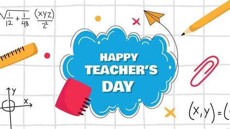 Teacher's Appreciation Day Background Template - Edit Online & Download ...