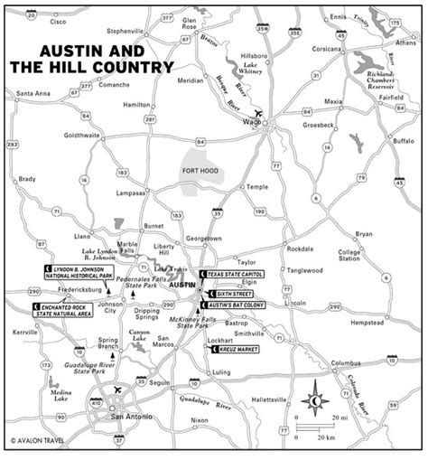 Austin Texas Tourist Map - Austin Texas • mappery