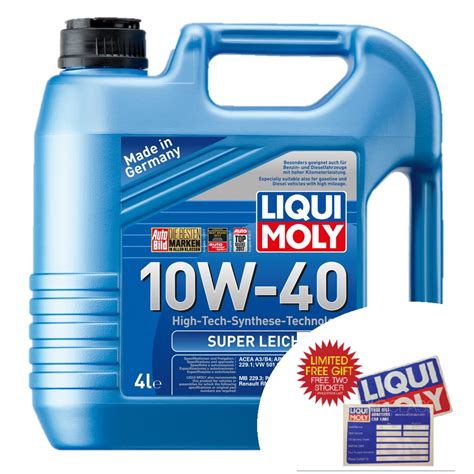 Liqui Moly Super Leichtlauf Semi Synthetic W Engine Oil L Api Sn