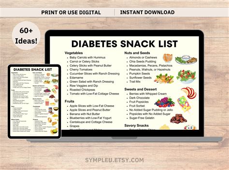 Diabetic Snacks List, Diabetes Snack Ideas, Diabetes Food List, Diabetic Food Chart, Diabetic ...