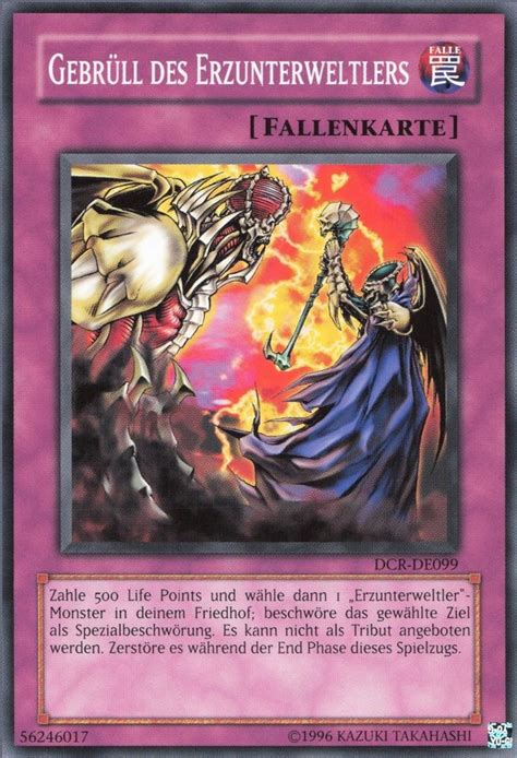 Recollectibles Sammelkarte Yugioh Karte Gebrüll Des Erzunterweltlers V