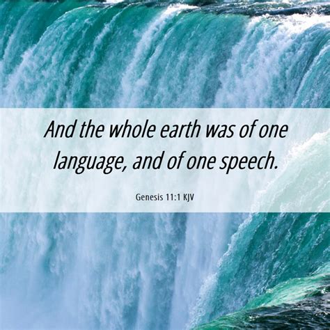 Genesis 111 Kjv Bible Verse Images