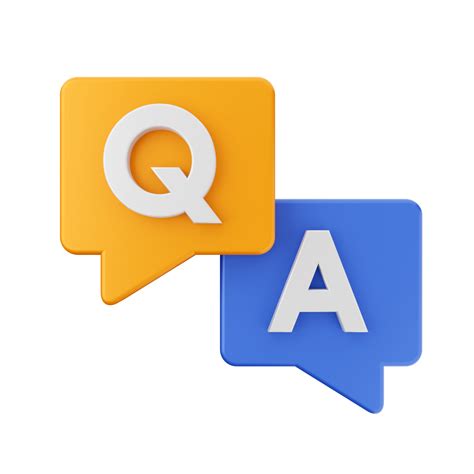 3d Frequently Asked Questions Icon Illustration Render 22362577 Png