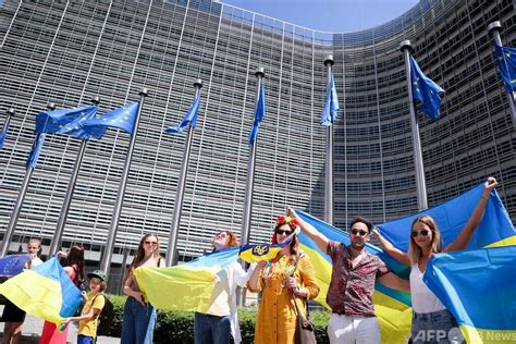 ウクライナ加盟候補国入りで「全会一致」 Eu閣僚会議 写真3枚 国際ニュース：afpbb News