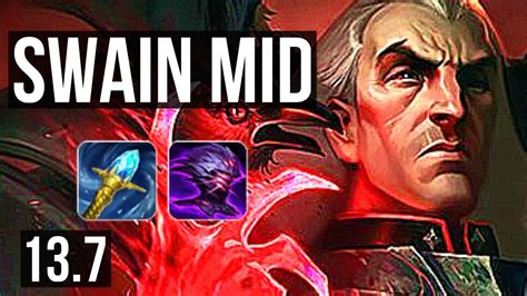 Swain Vs Leblanc Mid Winrate Legendary Kr Grandmaster