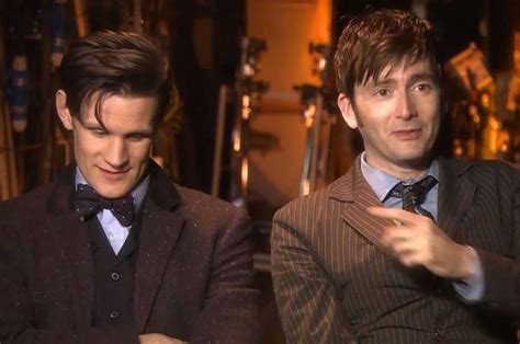 Size Matters To Rivals Matt Smith And David Tennant In Doctor Who