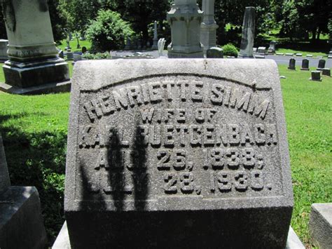 Henriette Simm Buetgenbach 1838 1930 Find A Grave Memorial