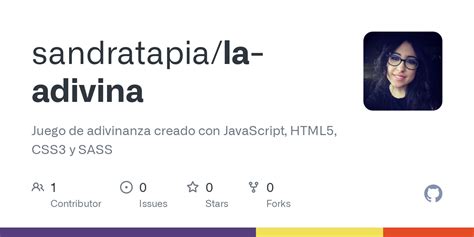 Github Sandratapia La Adivina Juego De Adivinanza Creado Con