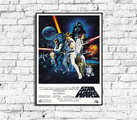 Star Wars Poster Star Wars Trilogy Poster Original Inspired - Etsy