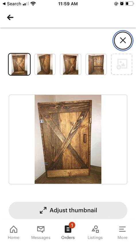 Rustic Barn Door Cabinet, These Can Be Made Any Color or Size You Would Like - Etsy