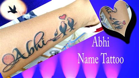 Share more than 55 abhishek name tattoo - in.cdgdbentre