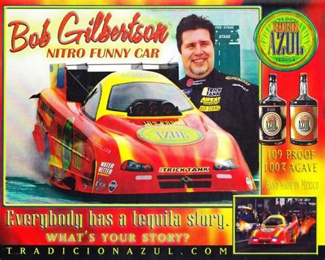 2008 Bob Gilbertson Tradicion Azul Chevy Monte Carlo Funny Car Nhra Postcard Ebay