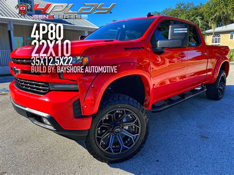 CHEVROLET 1500 SILVERADO 4P08 BLACK 22X10 – 4Play Wheels