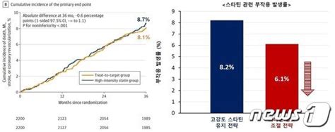 Ldl 콜레스테롤 치료 목표에 따른 스타틴 강도 조절 전략 효과적 뉴스1