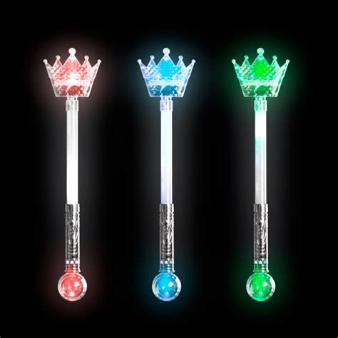 205 Light Up Crown Magic Wand