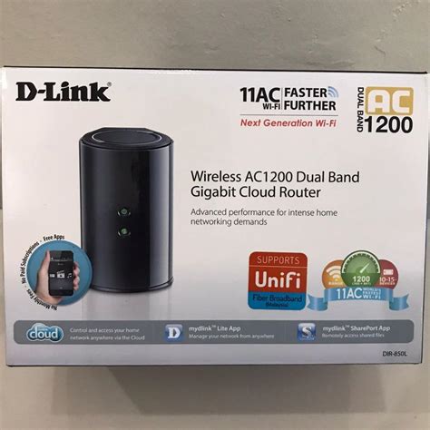 USED D Link DIR 850L Wireless AC1200 Dual Band Gigabit Cloud Router