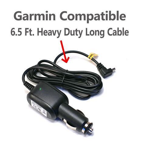 V A Car Charger Power Cord For Garmin Nuvi Zumo Approach Edge Gps