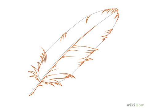 How To Draw A Feather Steps With Pictures Wikihow