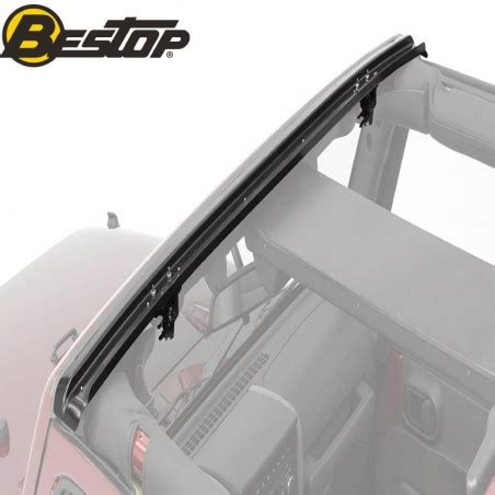 Guía de parabrisas para Bikini Top Jeep Wrangler JK