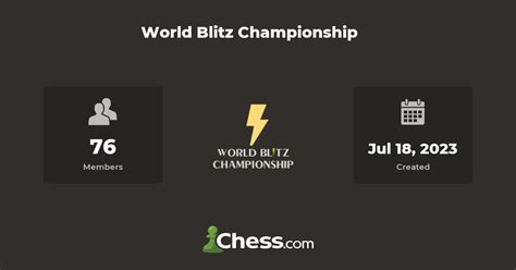 World Blitz Championship - Chess Club - Chess.com