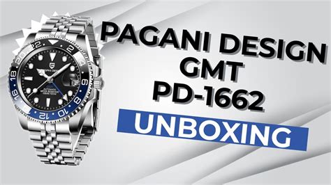 Pagani Design PD 1662 GMT Unboxing My Batman Arrives Aliexpress