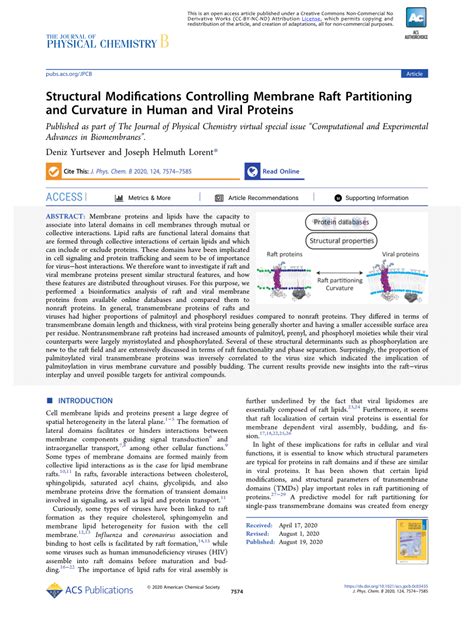 PDF Structural Modifications Controlling Membrane Raft Partitioning